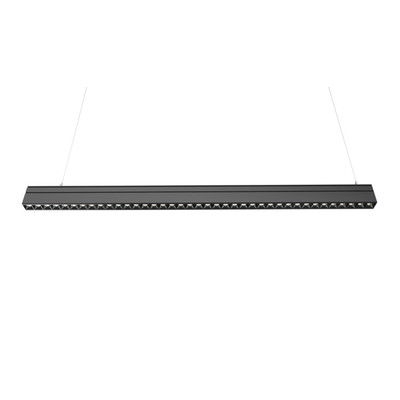 LED Pendelleuchte 40W 2.4 G Dimmbar + 2700K bis 6500K UGR<19 schwarz