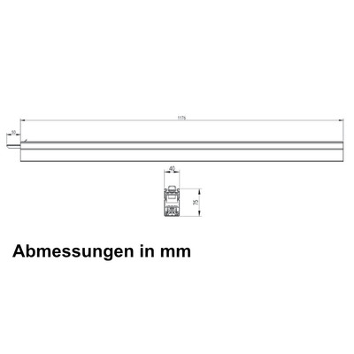 LED Pendelleuchte verbindbar 40W 2.4G Dimmbar + 2700K- 6500K UGR<19 schwarz