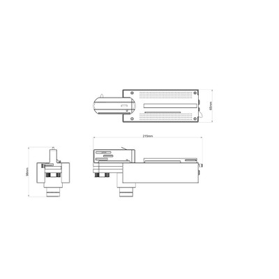 LED Track Strahler fr Notbeleuchtung 3W 30 LiFePO4 wei