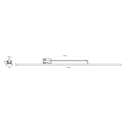 Slidin-P LED Strahler Phillips LED & Netzteil 75W 110 wei 4000K